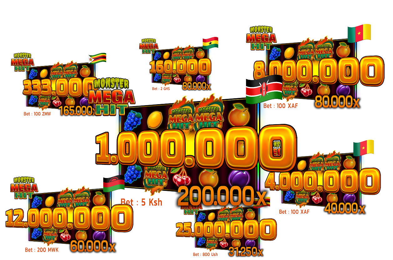 Monster Mega Hit® 25.000.000 payout